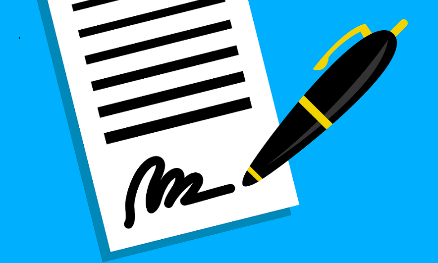 signature d'un contrat