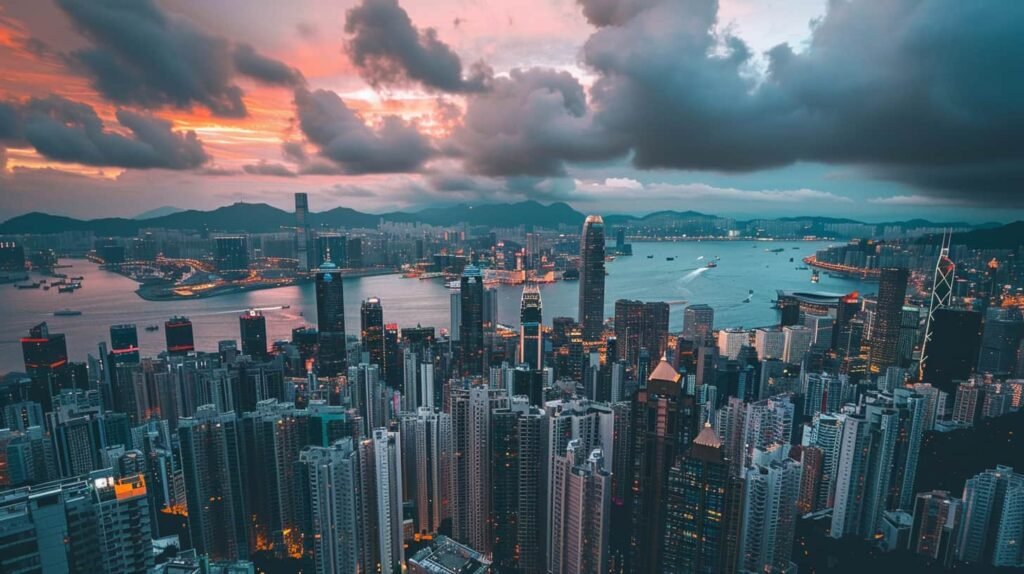 hong kong vue du ciel