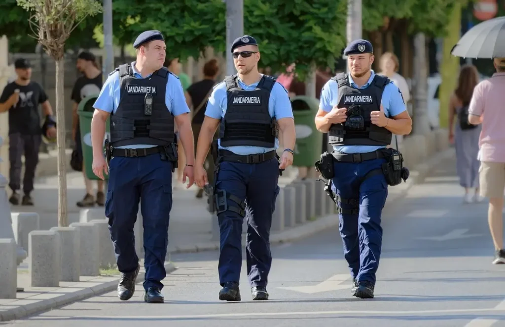 gendarmes en patrouille