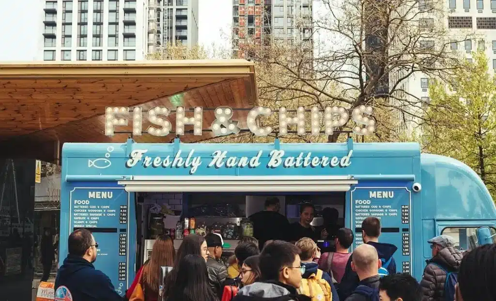 food truck fish & chips