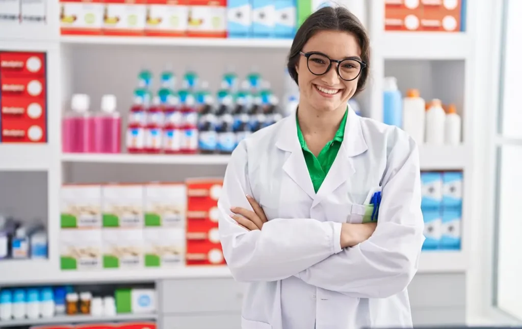 pharmacienne dans une officine